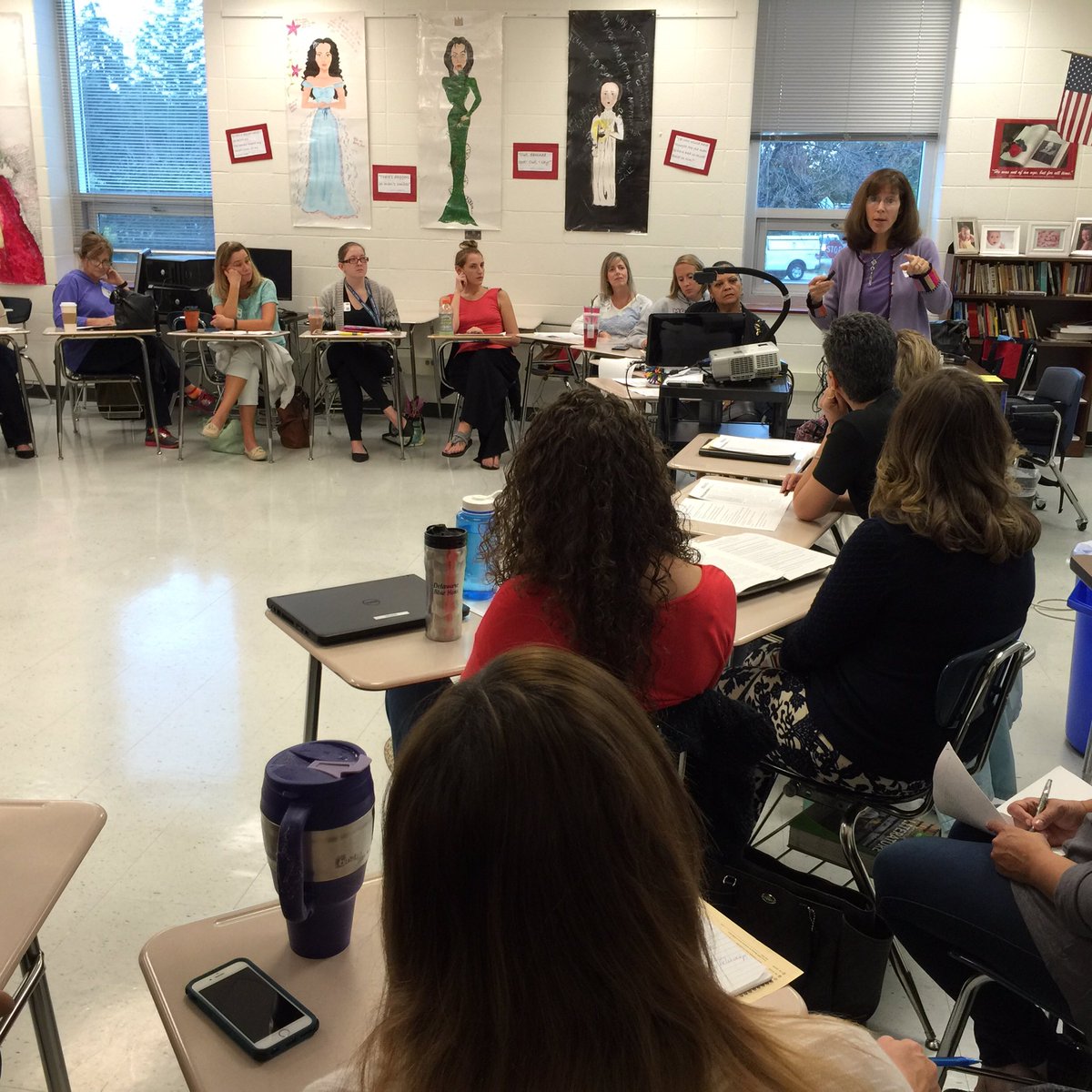 FCPS_SDC's tweet photo. Coffee? Laptops? Professional Development? Check, check and check. #FCPSEdSym https://t.co/Zik0URdUJl