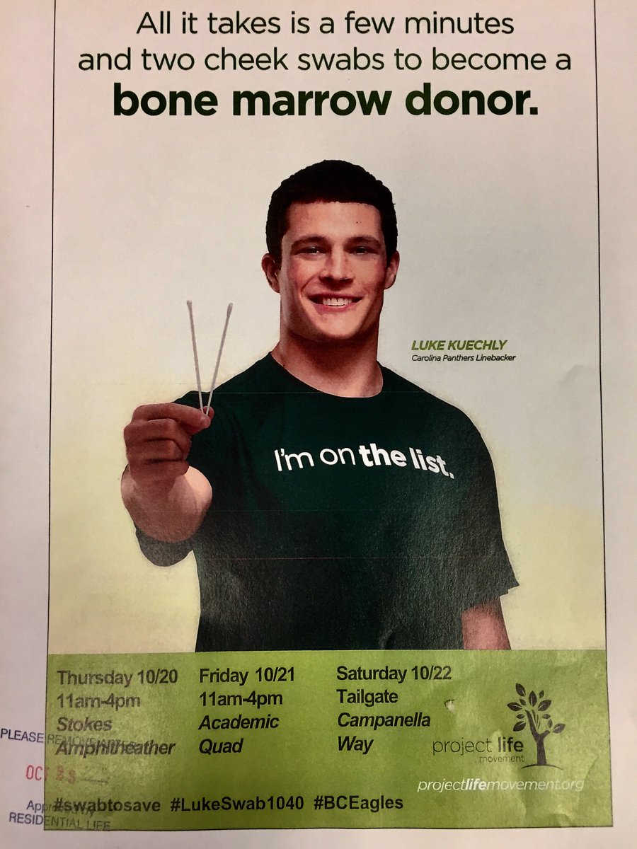 bcstuaffairs's tweet photo. There is still time! Participate in the @BCSAAC #BCEagles #swaptosave bone marrow drive and potentially help save a life! https://t.co/ta0SXjzets