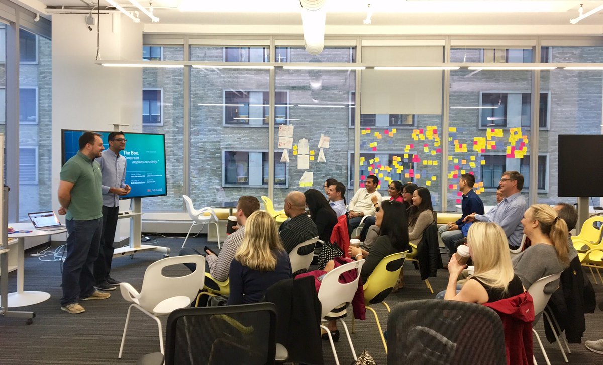 CIBCInnovation's tweet photo. Opening our doors to our fellow @cibc partners to share our latest projects #OpenHouseDemo https://t.co/lBUGb9YJtw
