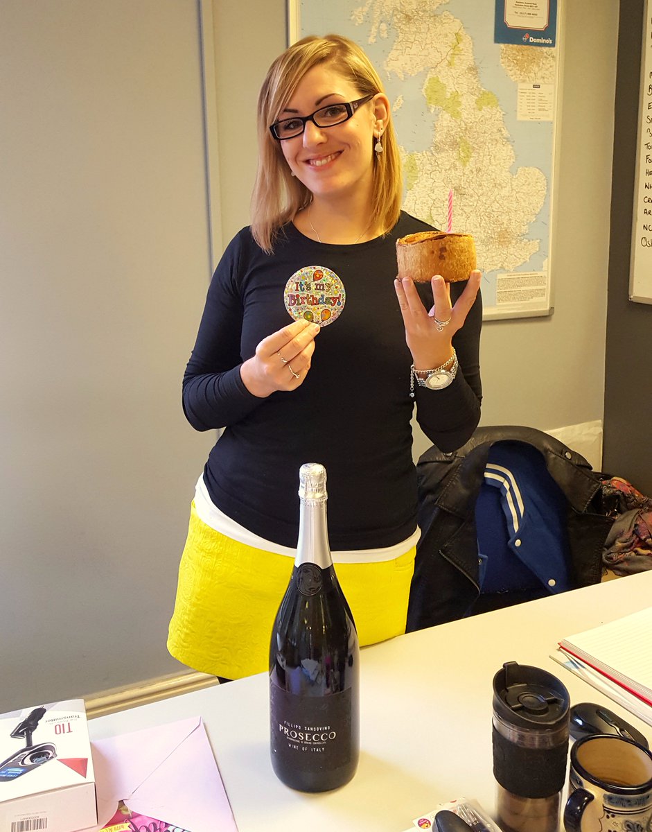 soVisionIT's tweet photo. Happy Birthday to our gorgeous #customer account manager, @bixbex83! #soVisionTeam #celebration #FridayFeeling https://t.co/GtkQsgyG0L