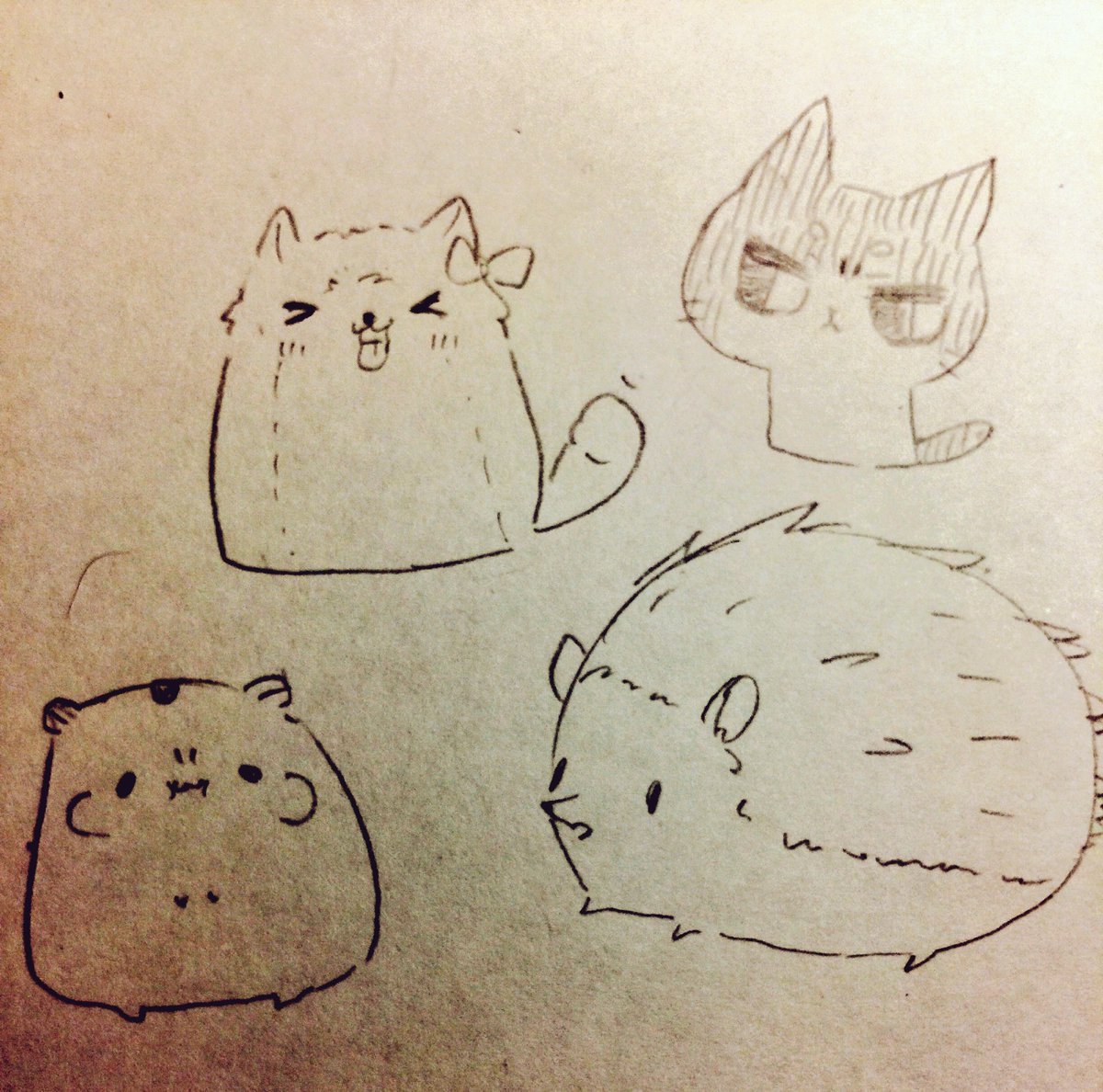 過去に描いたことあるゆるキャラたち 