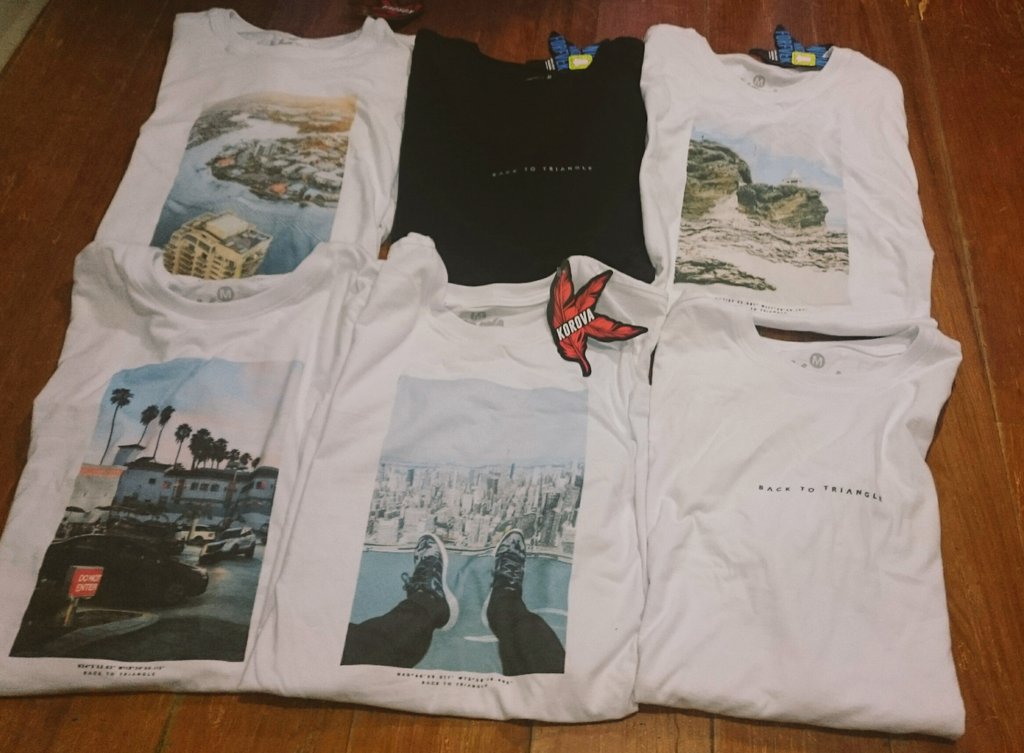 SarWictor's tweet photo. Chegou às camisetas do #backtotriangle @vitorlib https://t.co/Xzm2NO4nr6