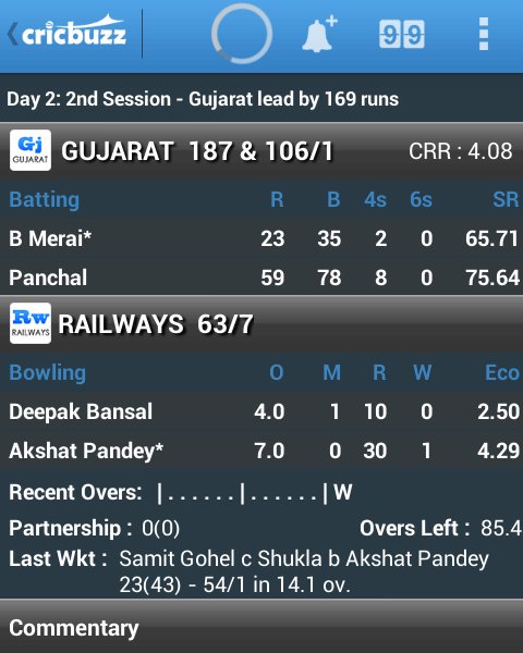 dharav_18's tweet image. @cricbuzz are you going to update the final score of Railways this season or the next ??? #WorstUpdate #cricbuzz