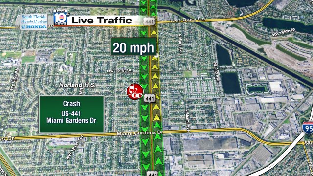 Crash on US-441 at Miami Gardens Dr #traffic https://t.co/Ur8bMUF73K