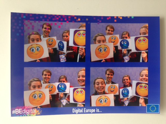 EvelineScho's tweet photo. Students international business management visiting Digital First Conference in Brussels! #learningisanexperience @HoGentFBO https://t.co/YYQnw1zSd2