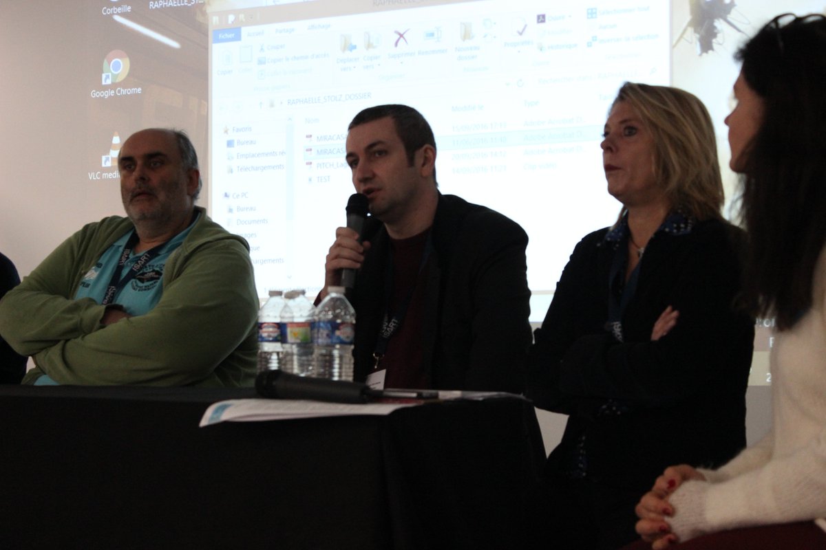 MazereauReca's tweet photo. "Un film d'#animation c'est 10 à 12000 euros de coûts de #production la minute" : Richard Van Den Boom, administrateur chez #Papy3D https://t.co/pTWJMzfp15