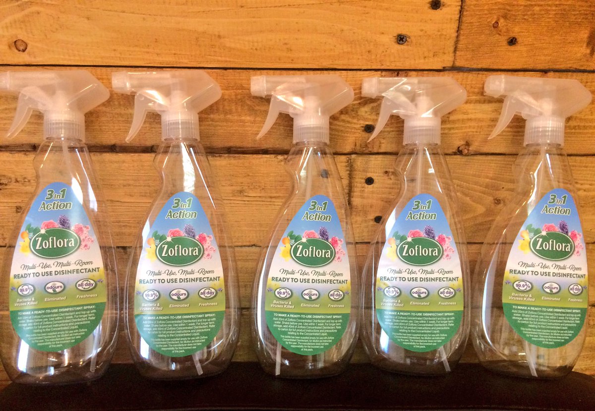 LoveZoflora's tweet photo. To celebrate the end of the week, we're treating you lucky lot and giving away 5 trigger spray bottles. RT&amp;Follow to #WIN #zofloratrigger https://t.co/mv0yX9DsA8