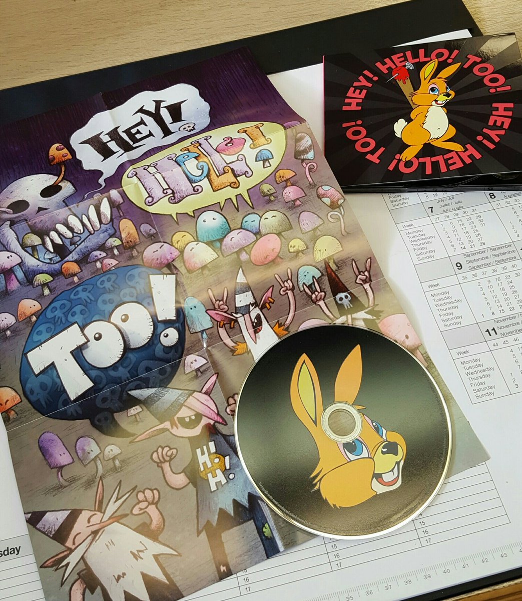 MrAndyFox's tweet photo. @GingerWildheart physical @HeyHelloBand #heyhellotoo has landed. Thing of beauty. Digital is good, touching is better! https://t.co/nicybddyLd