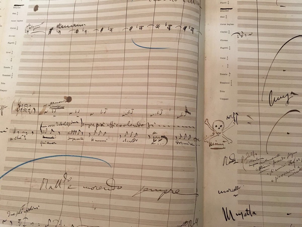 EleonoraBuratto's tweet photo. https://t.co/ZShxoTLw1a A great emotion! #Puccini #LaBohème #autographscore #ArchivioCasaRicordi #GabrieleDotto #TomAlban @BBCRadio3 https://t.co/qgCkxvHpck