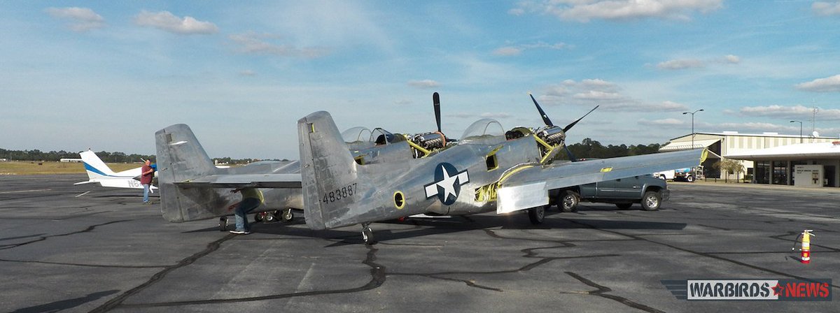WarbirdNews's tweet image. XP-82 Gains Her Outer Wings and Cranks Her Merlins! [Video] #XP82 #F82TwinMustang #TomReilly #warbirdrestoration- 
warbirdsnews.com/warbird-restor…