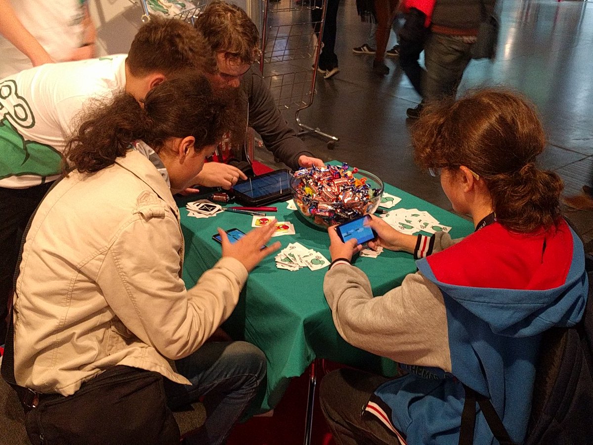 softkiwi's tweet photo. First testers are here #PoznanGameArena https://t.co/WzzZkP4ioU