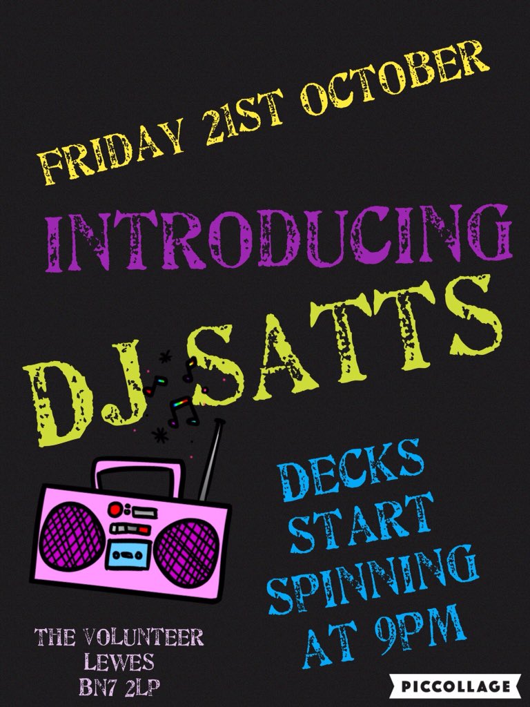 Tonight introducing a brand new DJ so come along and give him a nice warm welcome #lewes #dj #new #welcome #friday