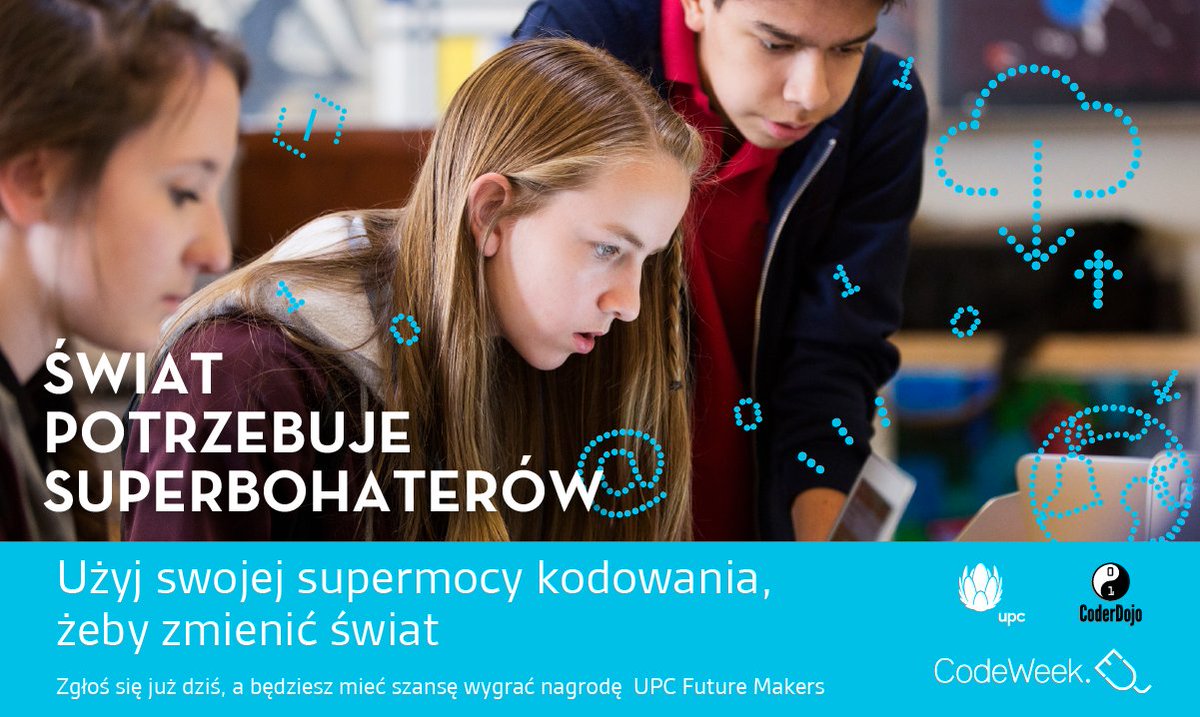 CodeWeekPL's tweet image. Z okazji #CodeWeekPL wystartował konkurs @UPC_Polska i @libertyglobal dla kodujących dzieci. szczegóły na stronie