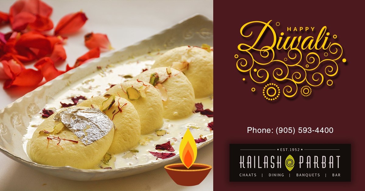 Kailashparbatca's tweet photo. Make this festival of lights truly special  with us.
#diwali #indian #food #toronto #kailashparbat
Call (905) 593-4400 or (416) 565-7460 https://t.co/MrAZp7S8dK