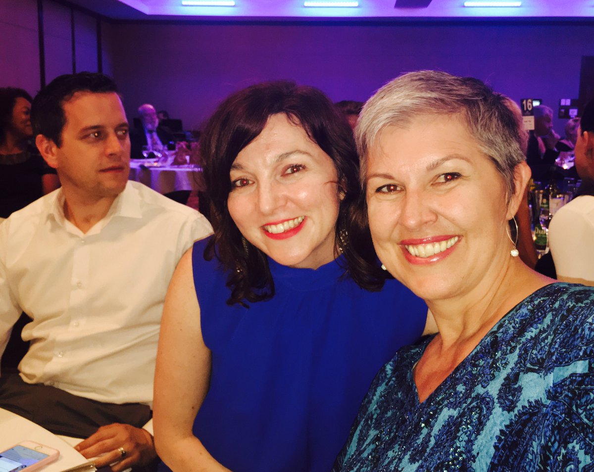 BushBabeofOz's tweet photo. Look who I get to sit with at the #QldRACA awards! @Blythe_Moore @AshOMoore https://t.co/JlQhTVQZiK