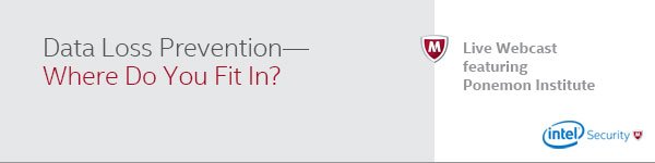 Join <a href="/IntelSecurity/">Intel Security</a>'s live webcast on #data loss prevention - Wednesday, November 16. bit.ly/2eAvQjX