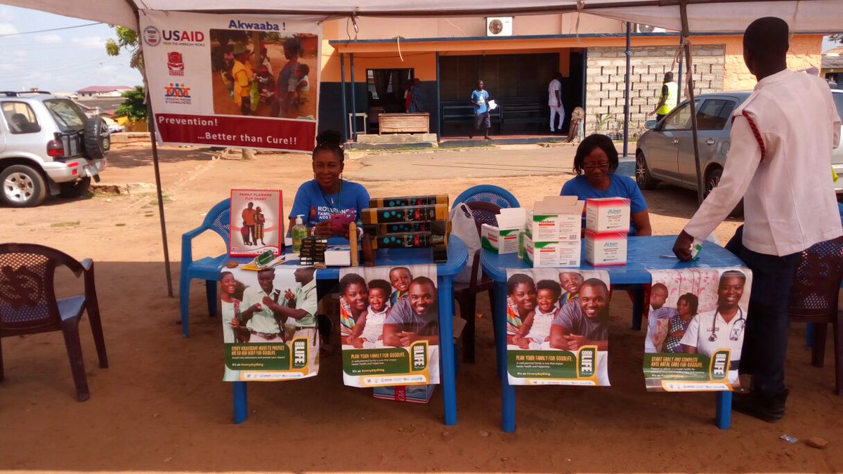 healthkeepersgh's tweet photo. It's Day 2 in Bukom, Accra. #Rotary Family Health Days. Pass by @healthkeepersgh stand and let's #talkFP. #familyplanning #healthscreening https://t.co/IoHHfXK1CE