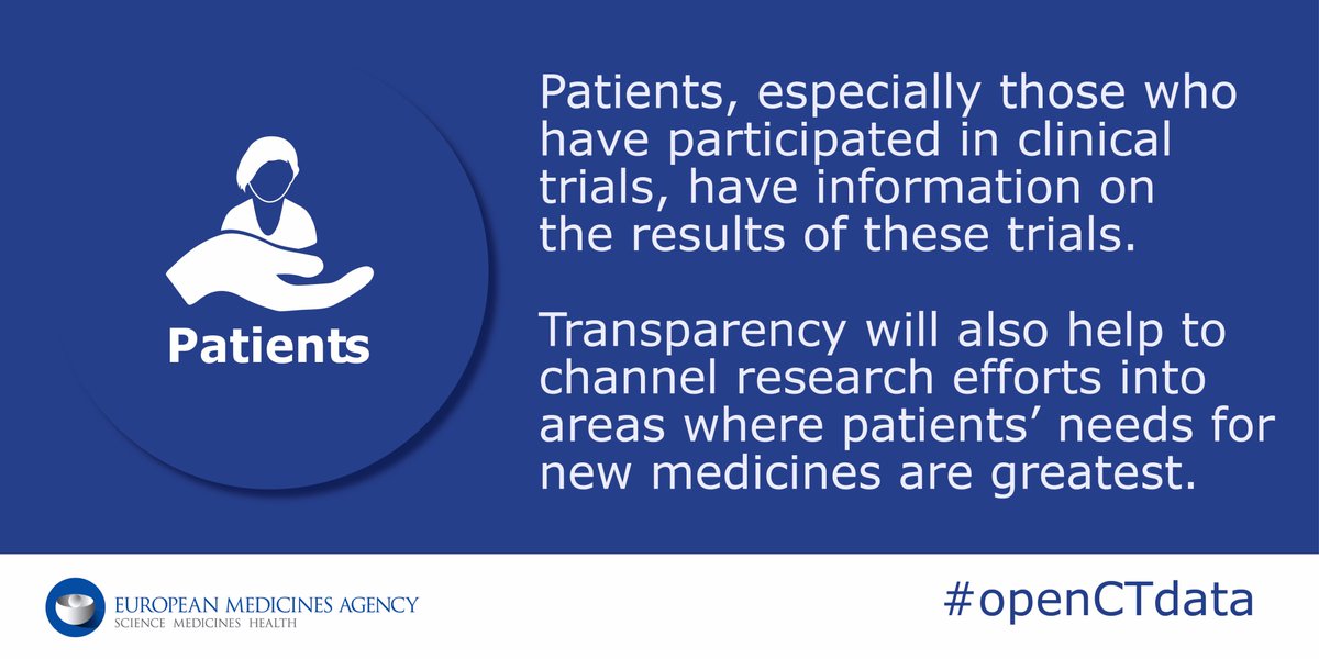 EMA_News's tweet photo. What will #openCTdata do for #patients? https://t.co/TIMRp8pPd9 https://t.co/VZVlDEztqf