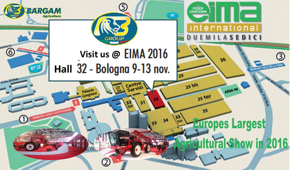 BargamUK's tweet photo. EIMA 2016 - the largest Ag show in Europe!  Whose going? https://t.co/8UDRZ3IEWb