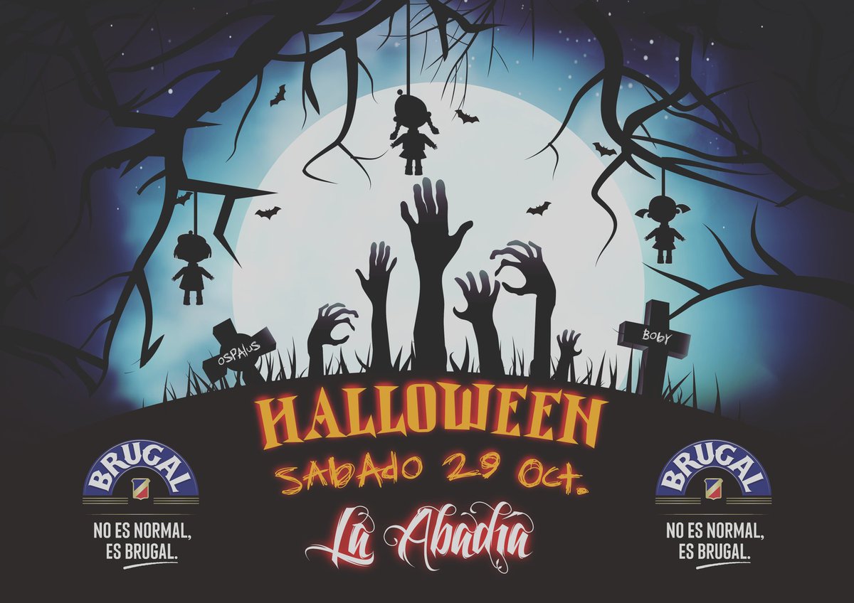 Te atreves a venir? Tacha la fecha! Sábado 29 de Octubre...con fiesta de Ron Brugal! Se va a liar...dónde? En <a href="/AbadiaTrujillo/">La Abadia (Trujillo)</a> 👌