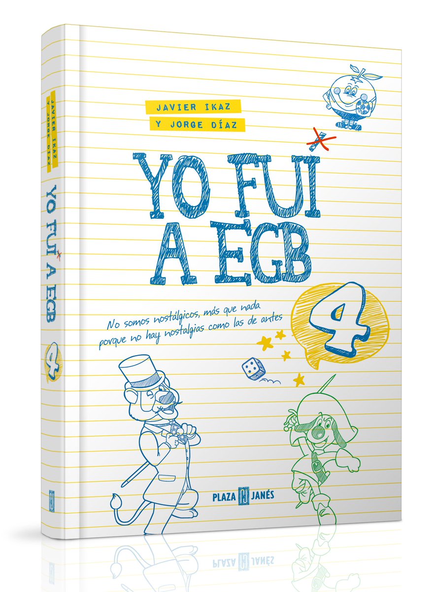 Os mostramos en primicia la portada del libro 'Yo Fui a EGB 4', que saldrá el 17 de noviembre. #FelizFinde #DiaYoFuiaEGB