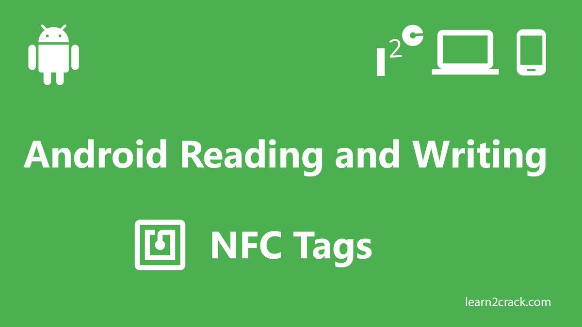 Learn2Crack's tweet image. Android Reading and Writing NFC Tags #Android #AndroidDev

bit.ly/2dtiKHF