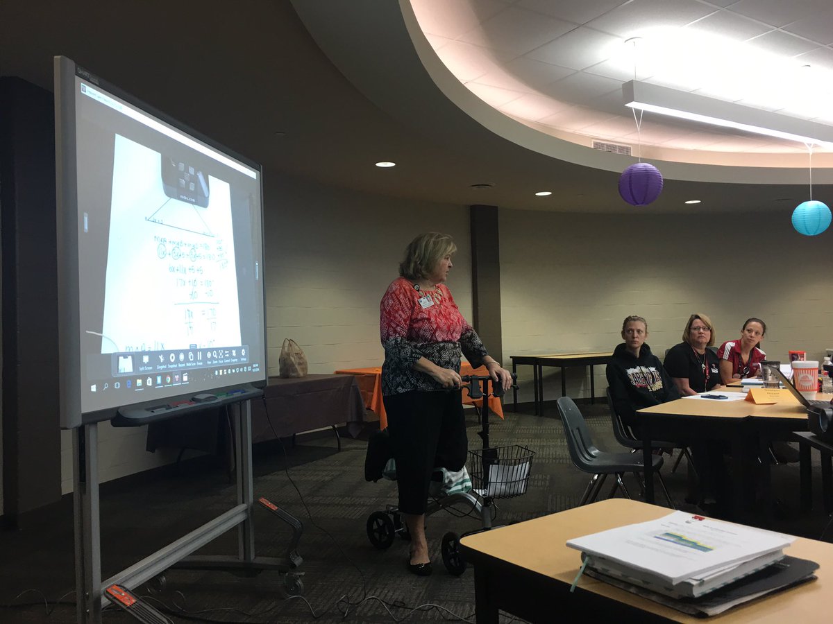 KristiRichter2's tweet image. Awesome CCIS using the Hovercam to record student work in math!  #cfisdmath #mathnation