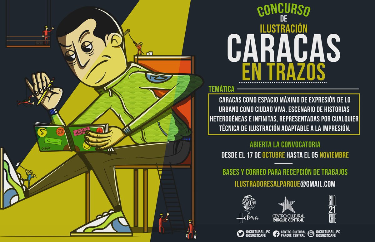 Participa en nuestro concurso <a href="/Cultural_PC/">Centro Cultural Parque Central</a> <a href="/sur21cafe/">sur21cafe☕</a> <a href="/la_hebra/">La Hebra</a> #FelizViernes #Venezuela