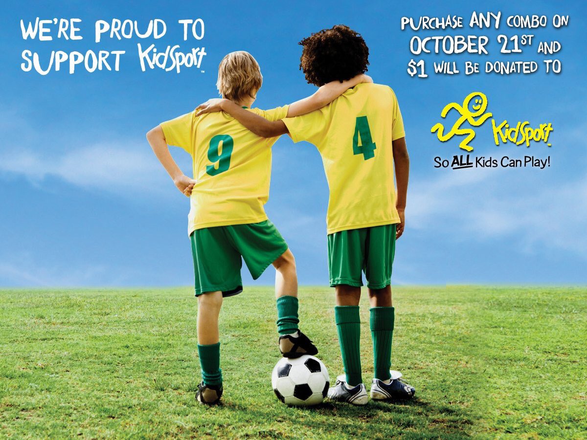 It's been amazing to be an ambassador for <a href="/KidSportBC/">KidSport BC</a> &amp; see the amazing things they are doing #SoALLKidsCanPlay. RT and <a href="/TripleOs/">Triple O's</a> donates $1