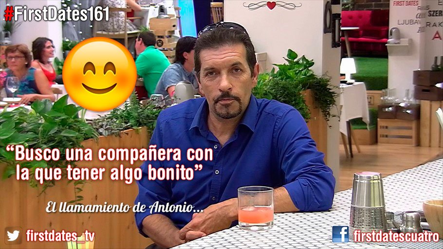 firstdates_tv's tweet photo. Antonio también busca el amor. ¿Le quieres conocer? #FirstDates161 https://t.co/XhbJZw7Snc https://t.co/GvPwwQQPmv