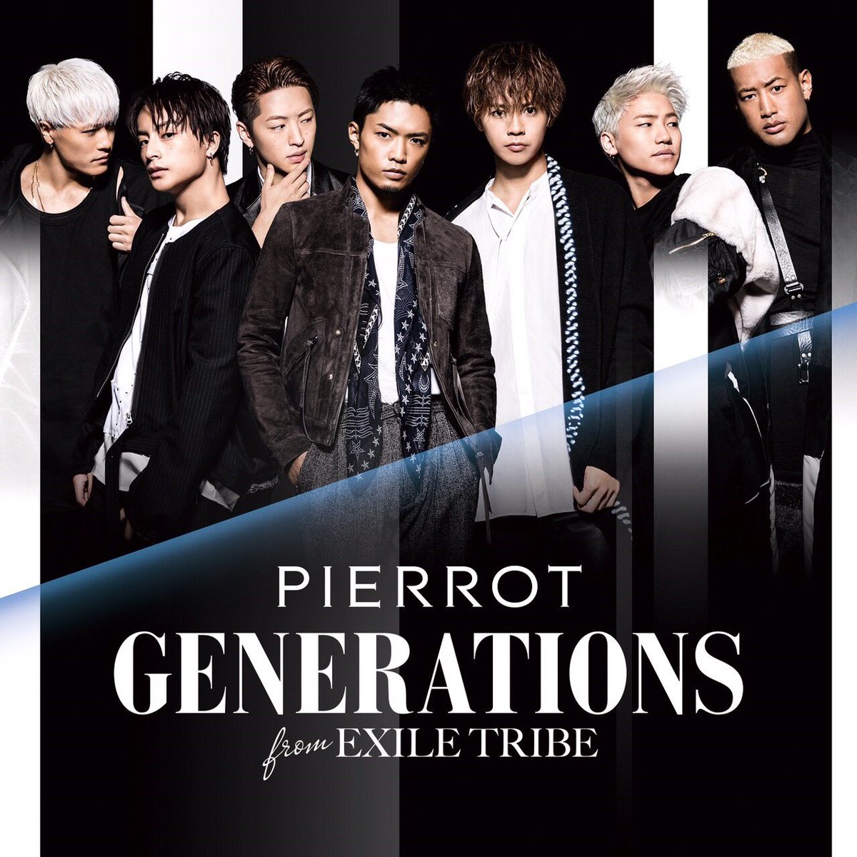generationsfext's tweet photo. 先程新曲PIERROTのジャケ&amp;アー写が解禁されました！！
そろそろMUSIC VIDEOも観たいですよね😎😎

#GENERATIONS
#GENE
#PIERROT

ALAN https://t.co/mUL4NZweH4