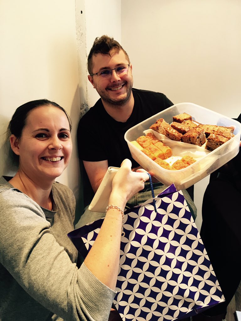 Way to make us smile on a Friday? Cakes and wine to say thanks from a happy client. Thanks so much Lidia from <a href="/RoyalVolService/">Royal Voluntary Service</a> 🍰🍷☺️