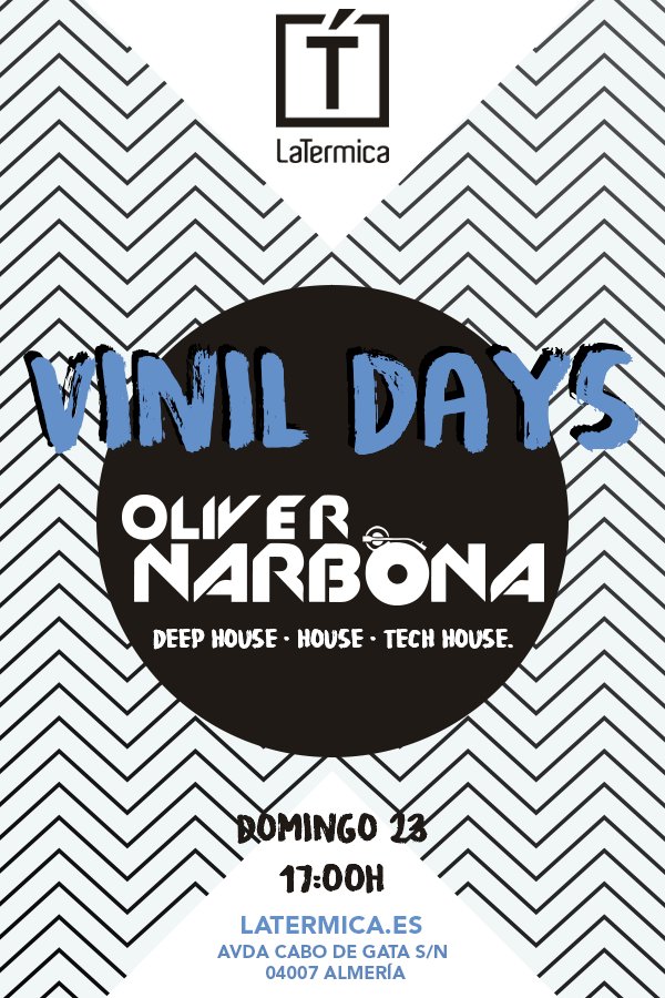LATERMICA's tweet photo. Este domingo tenemos a nuestro Dj residente Oliver Narbona haciéndonos bailar los domingos como si fueran sábados 😂😂 ¿te apuntas? #Almería https://t.co/nziWzAYuU3
