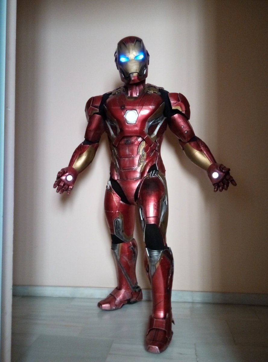 AF_Cosplay's tweet photo. Armadura completa #impresion3D en Prusai3 Hephestos de @bqreaders #cosplay #3dprinting info: https://t.co/9mLPBZtWWs\albertofernandezcosplay https://t.co/B0MS02oFPu
