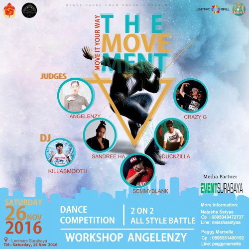 The 1st Dance Competition by <a href="/ubayadancecrew/">Feng</a> | 26 November 2016 @ Lenmarc Mall Surabaya | Info: 0895351400152