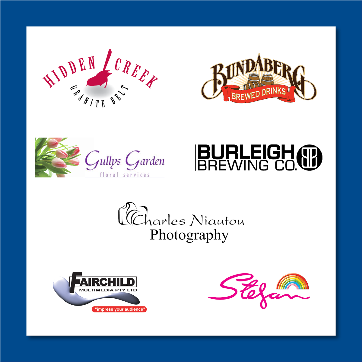 QLD_CAA's tweet photo. Sponsoring QLDRACA Stefan Hair @Hcwinemaker @BundabergDrinks Gullys Garden Florist Charles Niautou Photography Burleigh Brewing #QLDRACA https://t.co/kQcuQlcNY4