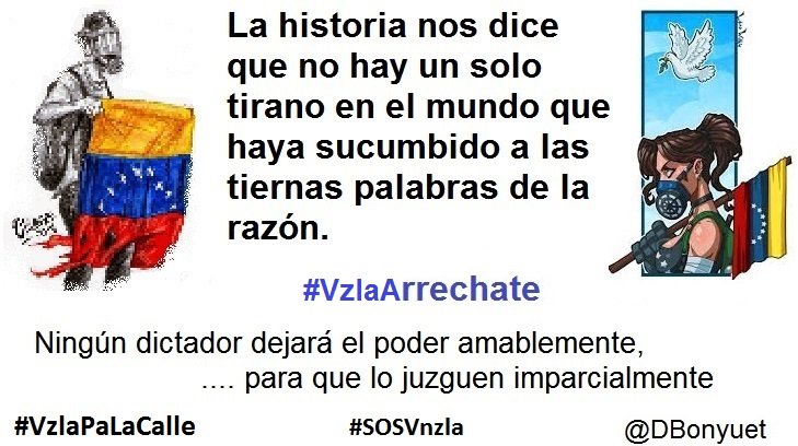 DBonyuet's tweet photo. Ahora es la hora y ahora más que nunca debemos estar unidos

Sin atacarnos, el enemigo ya flaquea

Hay que tomar las calles con fuerza

2/2 https://t.co/wY4TFN9cpb