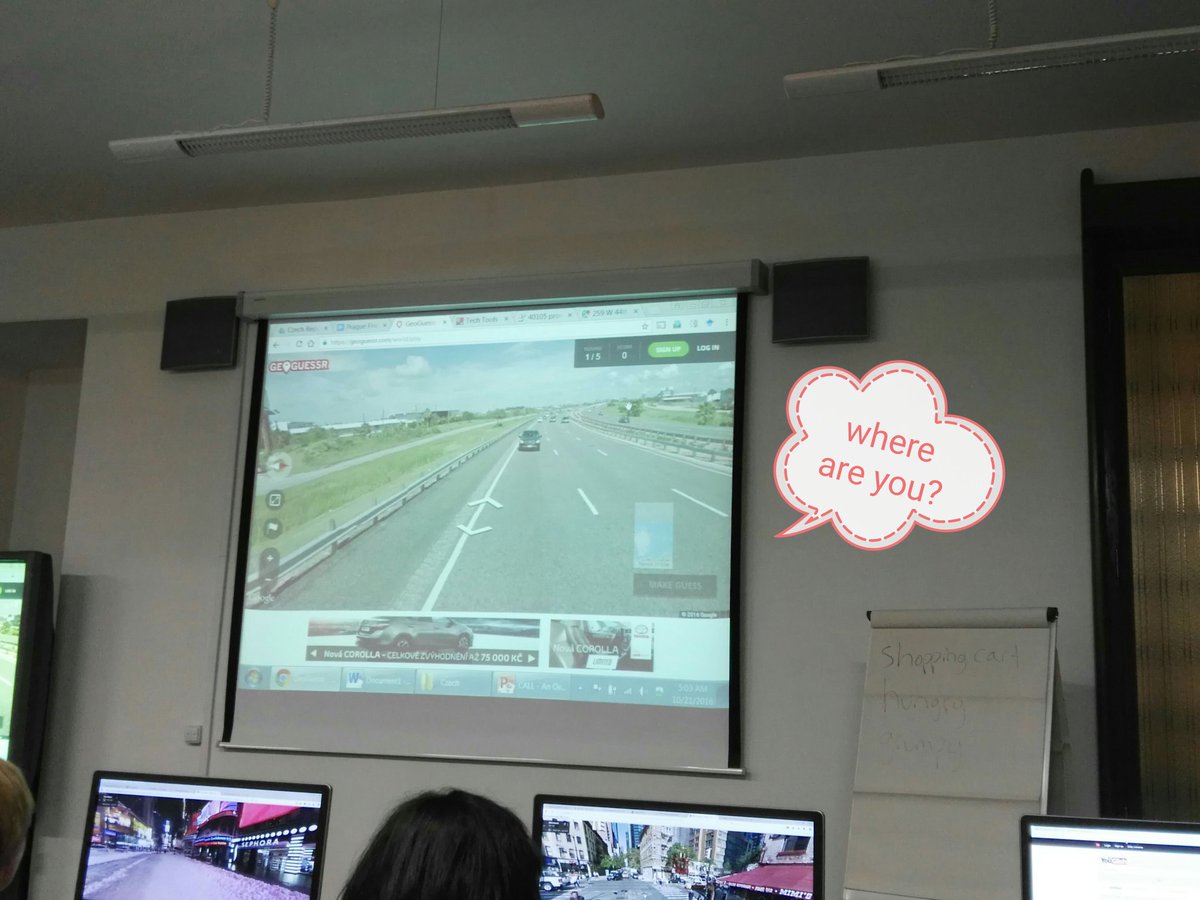 SarkaOpatova's tweet image. #geguessr.com Where are you? Speaking / grammar activity, e.g. modal verbs. #teachingtechnology