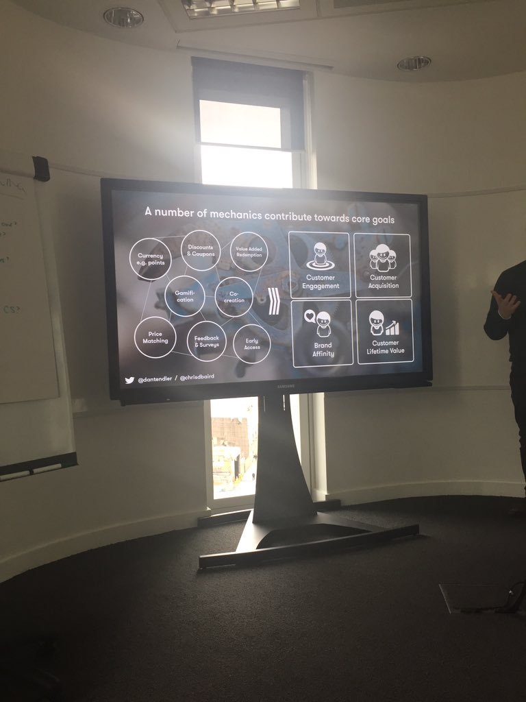LauraCConsult's tweet photo. Loving the @CapgeminiConsul Intro to Loyalty Lunch &amp; Learn with @chrisdbaird and @dantendler in Holborn's Team Zone. #loyalty #Capgemini 💡♠️ https://t.co/B59zG76eDd