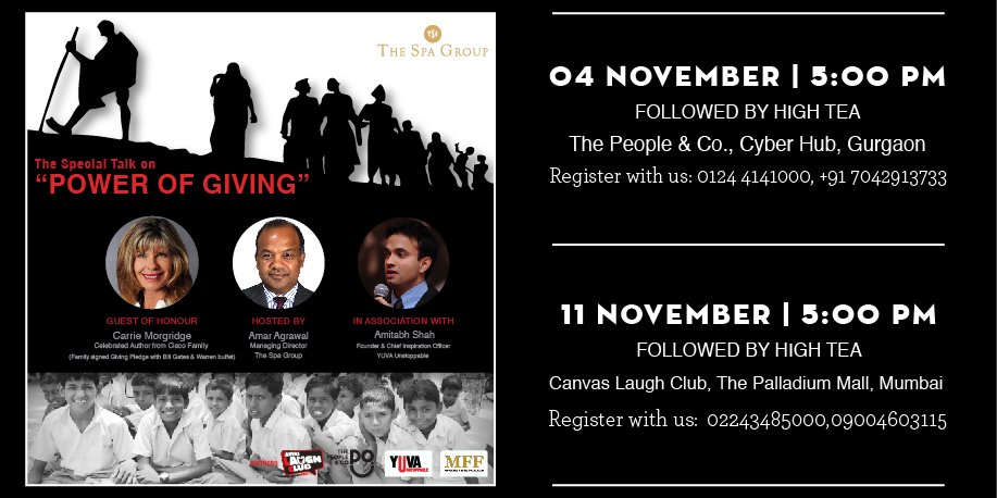 canvaslaughclub's tweet photo. Inviting #ceo #managingdirector #directorcsr to a special talk on Power of giving by Carrie Morgridge
Register: https://t.co/bswj61y9IX https://t.co/mRwjRXDfrq
