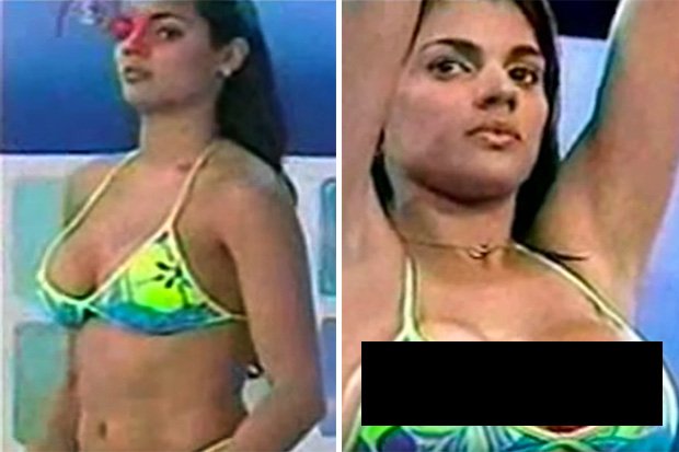 Workout Video Workout Dvd Babe Exposes Nipple Humiliating