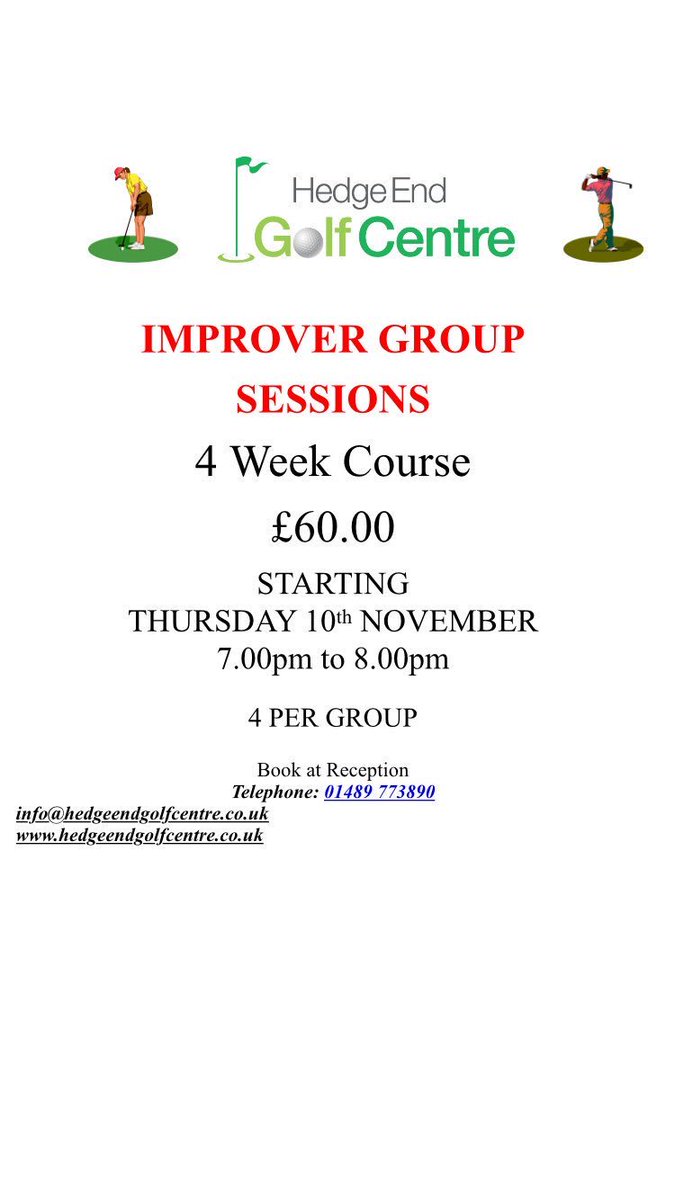 HedgeEnd_GC's tweet photo. We would like to help you improve your game @Getintogolf @EngGolfHants #onpar #betterround #helpyourgame #lovegolf https://t.co/PfbjSdwNg8