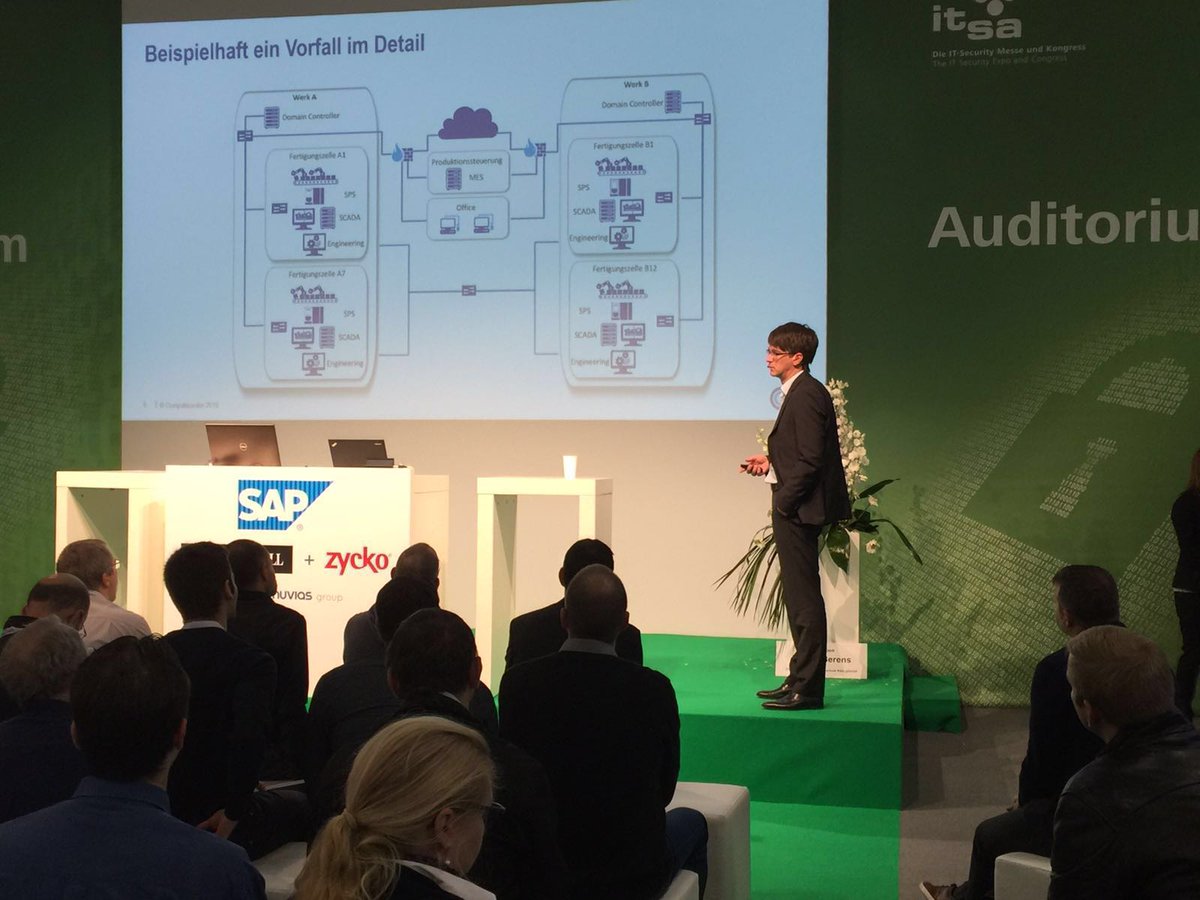 computacenterDE's tweet photo. Letzte Eindrücke von der #itsa16 - Computacenter-Experte Sebastian Schmerl zu Industrial Security: https://t.co/3U5E3qpzCT #CyberSecMonth https://t.co/zh3jIBy8sJ