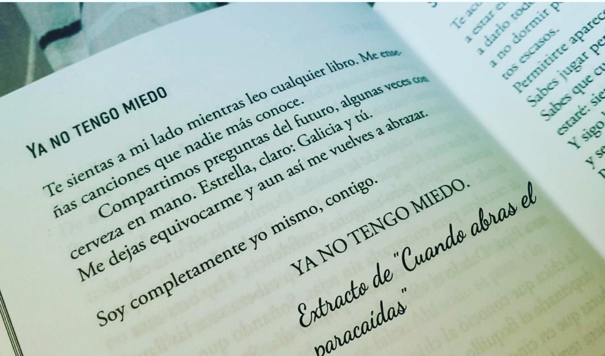 Defreds's tweet image. Ya no tengo miedo. 

De #Cuandoabraselparacaídas