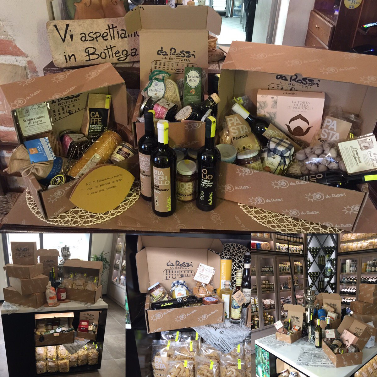 La tua idea regalo!!!🎁🎁🎁#darossi #labottega fino al 7 di gennaio noi ti regaliamo il packaging tu pensa agli ingredienti....🎄🎄🎄🛍🎁🛍