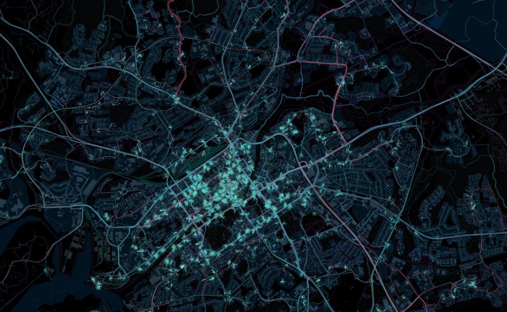 manovich's tweet photo. New project looks at Instagam and urban patterns in Tallinn, Riga and Vilnus @damianocerrone @spinunit  https://t.co/yi9F8ymz76 https://t.co/vzf6MRIILZ