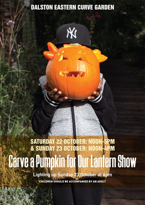 Excited for first of our #pumpkin carving sessions + Sundays Pumpkin Lantern Show 6-10pm. Carving 12-5 Sat 22 &amp; 12- 4 Sun 23 Oct #Dalston