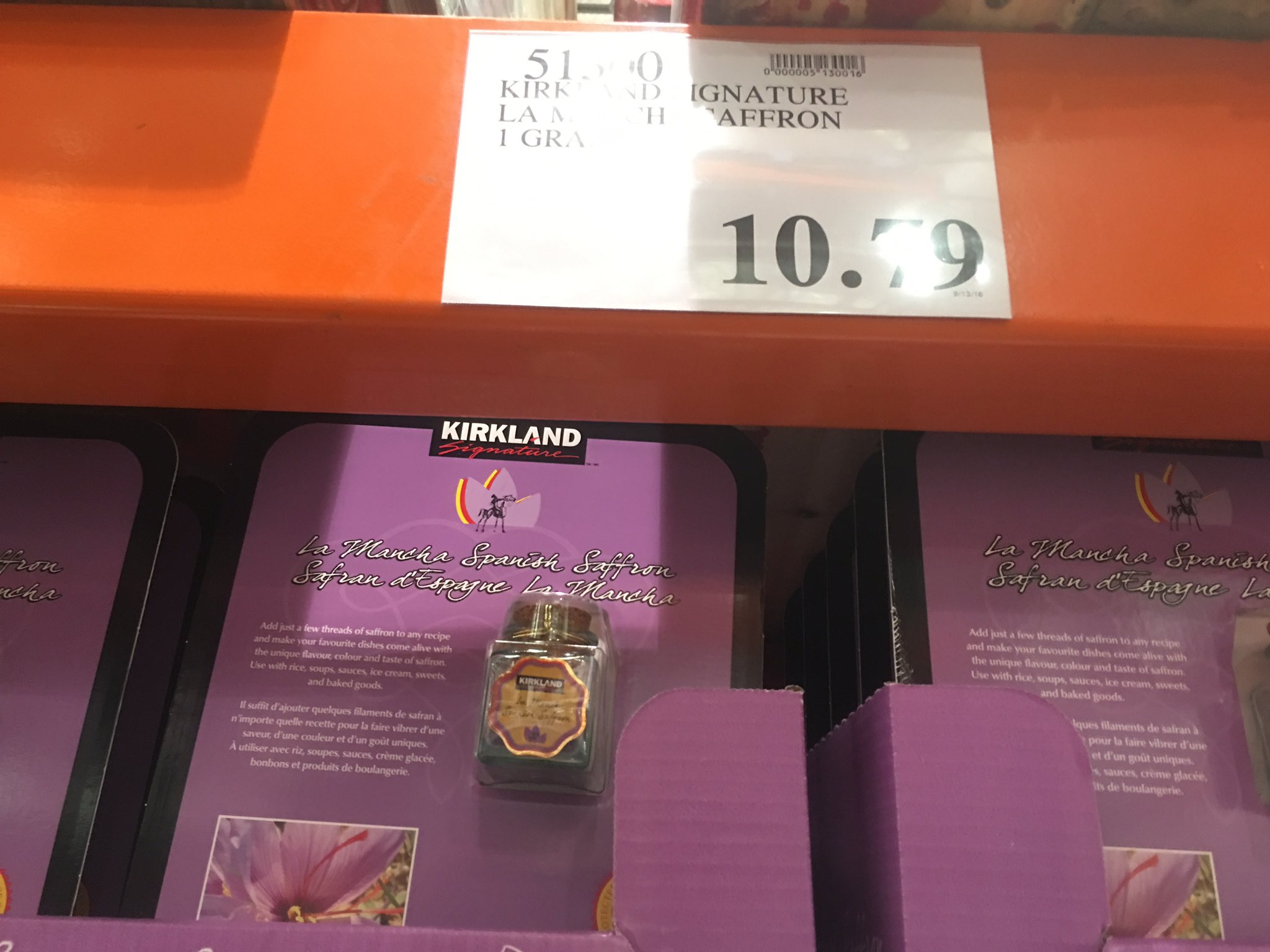Rosyna Keller On Twitter Costco Oddly Sells 1 Gram Of Saffron