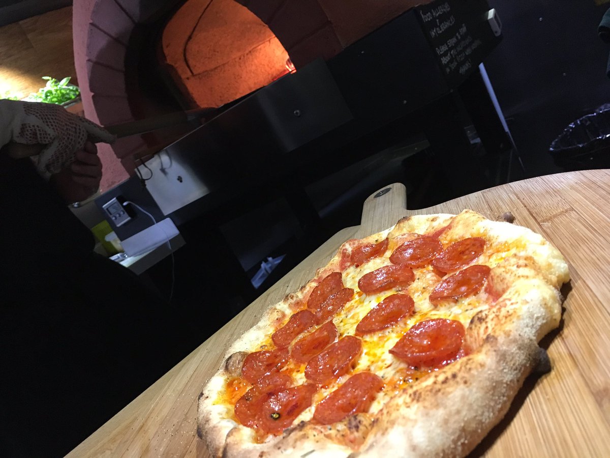 DeersGlade's tweet photo. @broadside_pizza can't get any more fresh than that! If your onsite now brace the rain &amp; get yours now! #delicious #itsworthit https://t.co/ts8nnLrjAy