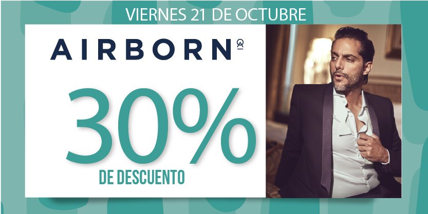 clarin365's tweet photo. ¡Hoy disfrutá un nuevo #ViernesModa365! No te pierdas el 30%Off en @airbornoficial: https://t.co/22nmVSIgt7 https://t.co/11HJBQbvuO